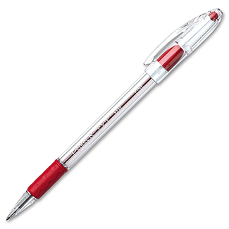 Picture of Pentel rsvp red fine point  ballpoint pen