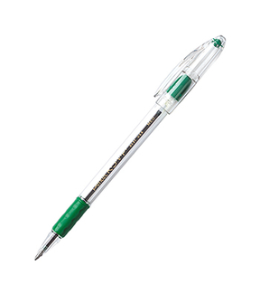 Picture of Pentel rsvp green med point  ballpoint pen