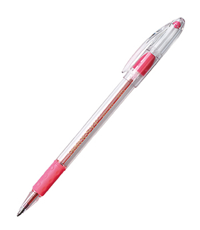 Picture of Pentel rsvp pink med point  ballpoint pen