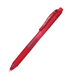 Picture of Energel x red 0.5mm retractable  liquid gel pen