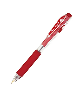 Picture of Pentel wow red gel pen