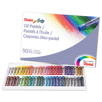 Picture of Pentel oil pastels 50 count