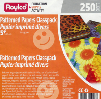 Picture of Patterned paper classpack