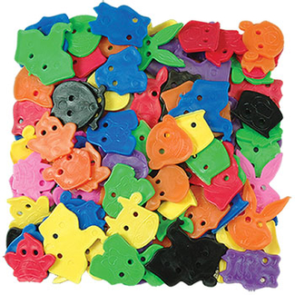 Picture of Roylco animal face buttons 185pk