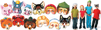 Picture of Fairy tale masks 12 character masks