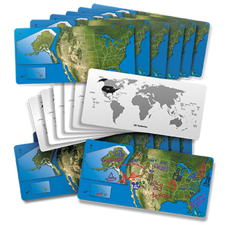 Picture of Dry erase usa map class pack