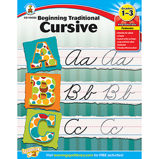 Picture of Beginning traditional cursive  gr 1-3