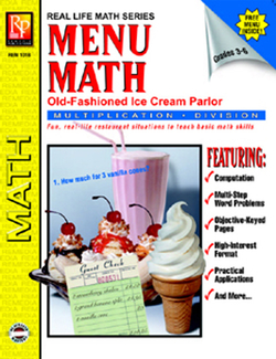 Picture of Menu math ice cream parlor book-2  multi