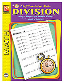 Picture of Easy timed math drills division