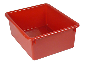 Picture of 5in stowaway letter box red no lid  13 x 10-1/2 x 5