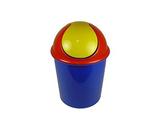 Picture of Small dome swing bin primary multi  color 11d x 17-1/4