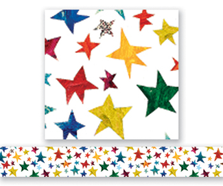 Picture of Sparkling stars straight border