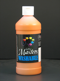 Picture of Little masters orange 16oz washable  paint