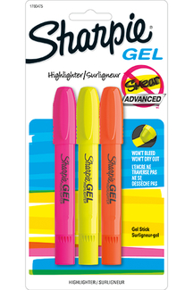 Picture of Sharpie gel highlighter 3pk  assorted