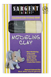 Picture of Sargent art modeling clay natural  colors