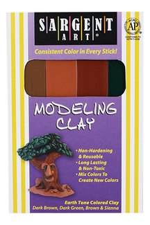 Picture of Sargent art modeling clay earth  tone colors