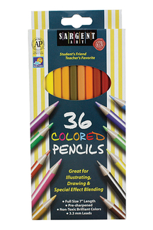 Picture of Sargent art colored pencils 36  colors