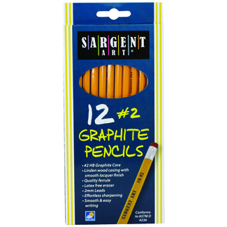 Picture of 12ct hb graphite pencils  unsharpened