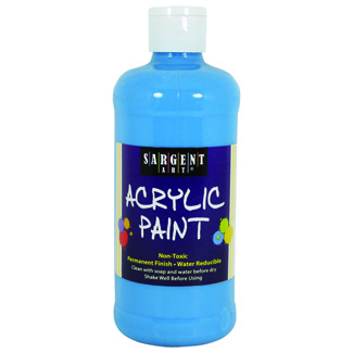Picture of 16oz acrylic paint - turquoise