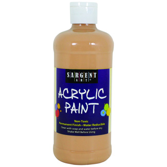 Picture of 16oz acrylic paint - peach