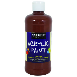 Picture of 16oz acrylic paint - brown