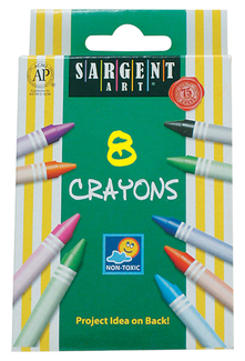 Picture of Sargent art crayons 8 count tuck bx