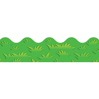Picture of Grass scalloped border