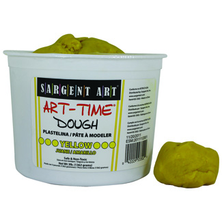 Picture of 3lb art time dough - yellow