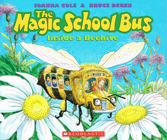 Picture of Magic school bus inside a beehive