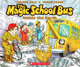 Picture of Magic school bus inside the earth