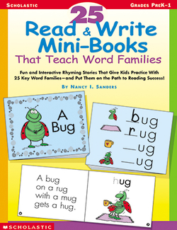 Picture of 25 read & write minibooks that  teach word families
