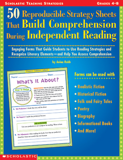 Picture of 50 reproducible strategy sht  gr 4-8 that build comprehension