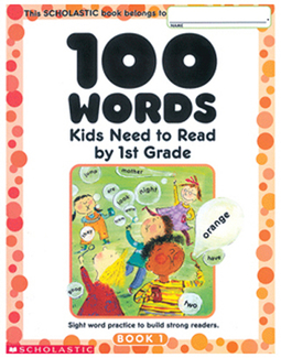 Picture of 100 words kids need to read by 1st  gr