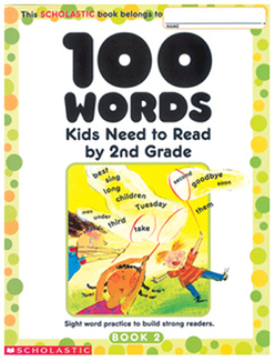 Picture of 100 words kids need to read by 2nd  grade
