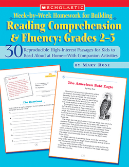 Picture of Week-by-week homework for building  reading comprehension & fluency