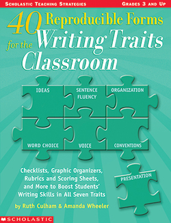 Picture of 40 reproducible forms for the  writing traits classroom