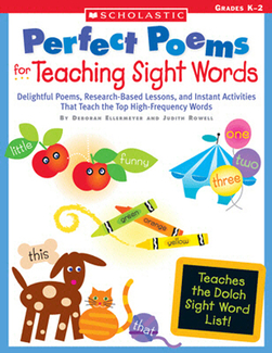 Picture of Perfect poems for teaching sight  words