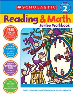 Picture of Reading & math jumbo workbook gr 2