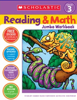 Picture of Reading & math jumbo workbook gr 3
