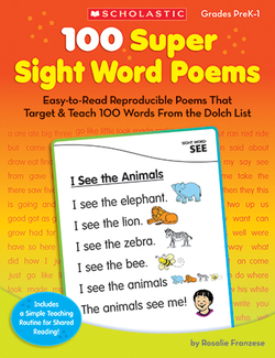 Picture of 100 super sight word poems