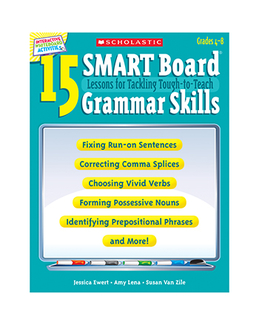 Picture of 15 smart board lessons for tackling  tough to teach grammar skills
