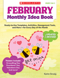 Picture of February monthly idea book