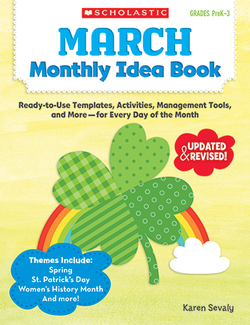 Picture of March monthly idea book
