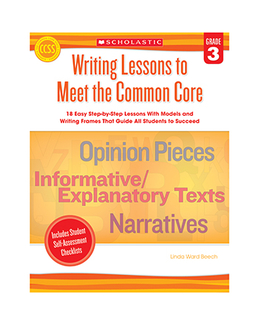 Picture of Writing lessons to meet the common  core gr 3