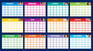 Picture of Fill in monthly calendars bb set