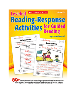 Picture of Leveled reading response activities  for guided reading