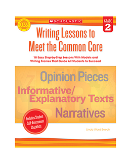 Picture of Writing lessons to meet the common  core gr 2