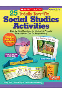Picture of 25 totally terrific social studies  activities gr 3-6