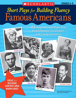 Picture of Short plays for building fluency  famous americans