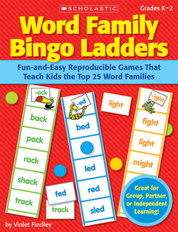 Picture of Word family bingo ladders